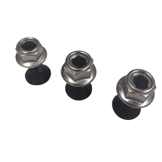 Order a A set of three replacement blade bolts for the 7HP and 15HP chipper shredder from Titan Pro. Buy only approved spares for Titan Pro machines directly from Titan Pro.